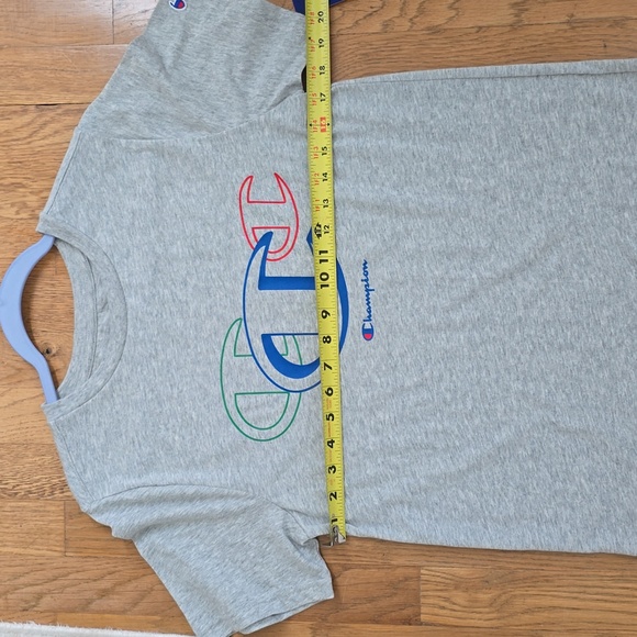 CHAMPION BRAND SIGNATURE BOYS GRAY SHORT SLEEVE TEE-SHIRT SIZE XL 18/20 - Picture 8 of 13